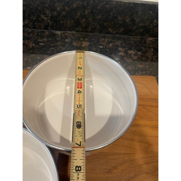 Vintage Enamelware Corelle abundance Mixing/Nesting Bowls - Picture 7 of 8